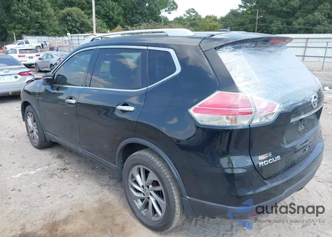 2015 Nissan Rogue Sl z USA, uszkodzony, nr VIN 5N1AT2MTXFC905540